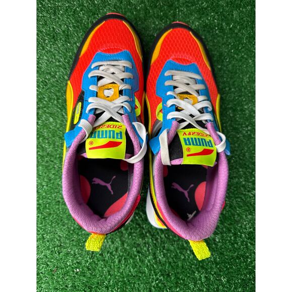 Puma Rider FV Lava Sneakers Glow in the Dark 388905 01 Men’s Size 9 - Picture 6 of 8